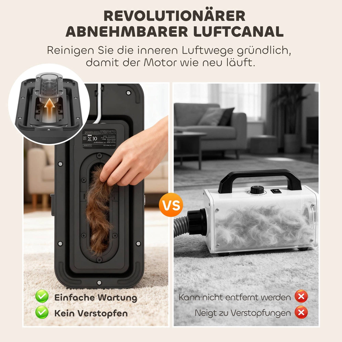 Wuffclean Fellsauger - 5 in 1